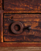 9 Drawer Tabletop Hardware Chest, American, 1930's - Lone Fox