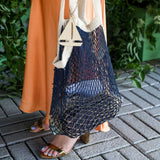 French market bag: Navy