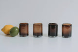 Handblown Shooter Glasses - Tamarind