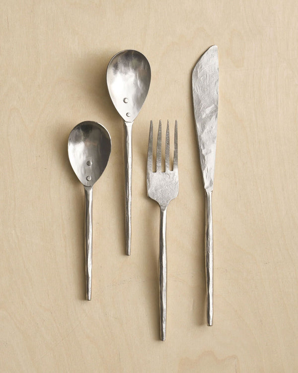 Forged Pewter Flatware