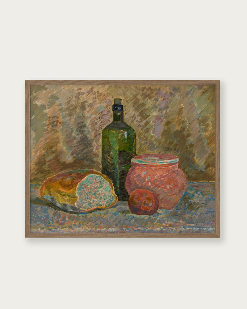 "Still life with bread (1936)" Art Print