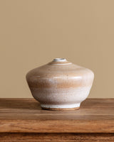 Studio Pottery Squat Vessel, Signed, United States, 1970s