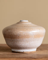 Studio Pottery Squat Vessel, Signed, United States, 1970s
