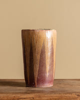 Tall Abstract Studio Pottery Vase, Signed, United States, 1970s