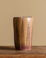 Tall Abstract Studio Pottery Vase, Signed, United States, 1970s