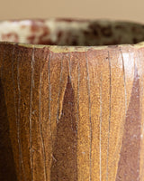 Tall Abstract Studio Pottery Vase, Signed, United States, 1970s