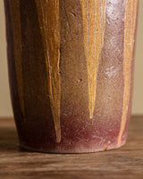 Tall Abstract Studio Pottery Vase, Signed, United States, 1970s