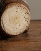 Round Studio Pottery Pitcher with Circular Details, United States, 1970s