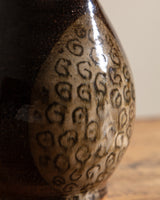 Round Studio Pottery Pitcher with Circular Details, United States, 1970s
