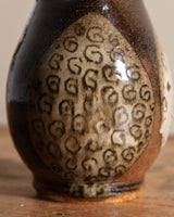 Round Studio Pottery Pitcher with Circular Details, United States, 1970s