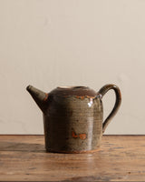 Green Studio Pottery Teapot, Signed, United States, 1970s