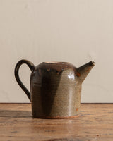 Green Studio Pottery Teapot, Signed, United States, 1970s