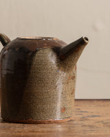 Green Studio Pottery Teapot, Signed, United States, 1970s