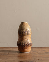 Ombre Textured Studio Pottery Vase, United States, 1970s