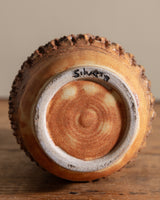 Ombre Textured Studio Pottery Vase, United States, 1970s