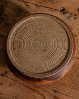 Short Round Lidded Studio Pottery Bowl, United States, 1970s