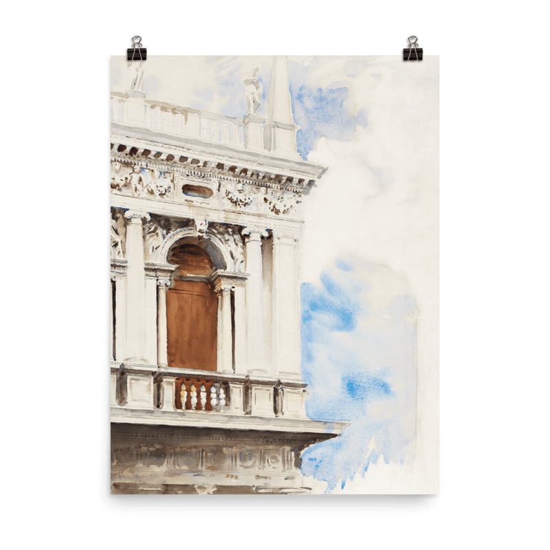 "A Corner of the Library in Venice" Art Print - Lone Fox