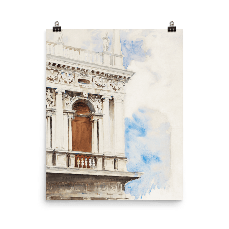 "A Corner of the Library in Venice" Art Print - Lone Fox