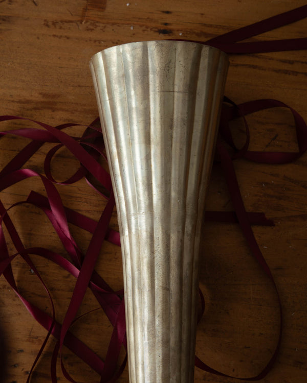 Abigail Pewter Fluted Vase - Lone Fox