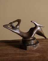 Abstract Bronze Mermaid Figure by Pierre Chenet, France, 1960's - Lone Fox