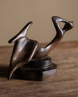 Abstract Bronze Mermaid Figure by Pierre Chenet, France, 1960's - Lone Fox