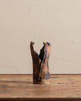 Abstract Brown/Black Organic Edge Vase - Lone Fox