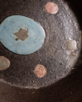 Abstract Dots Studio Pottery Dish, American, 1960's - Lone Fox