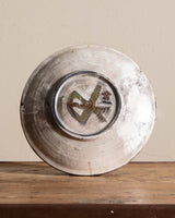 Abstract Hand Painted Studio Serving Dish, Signed - Lone Fox