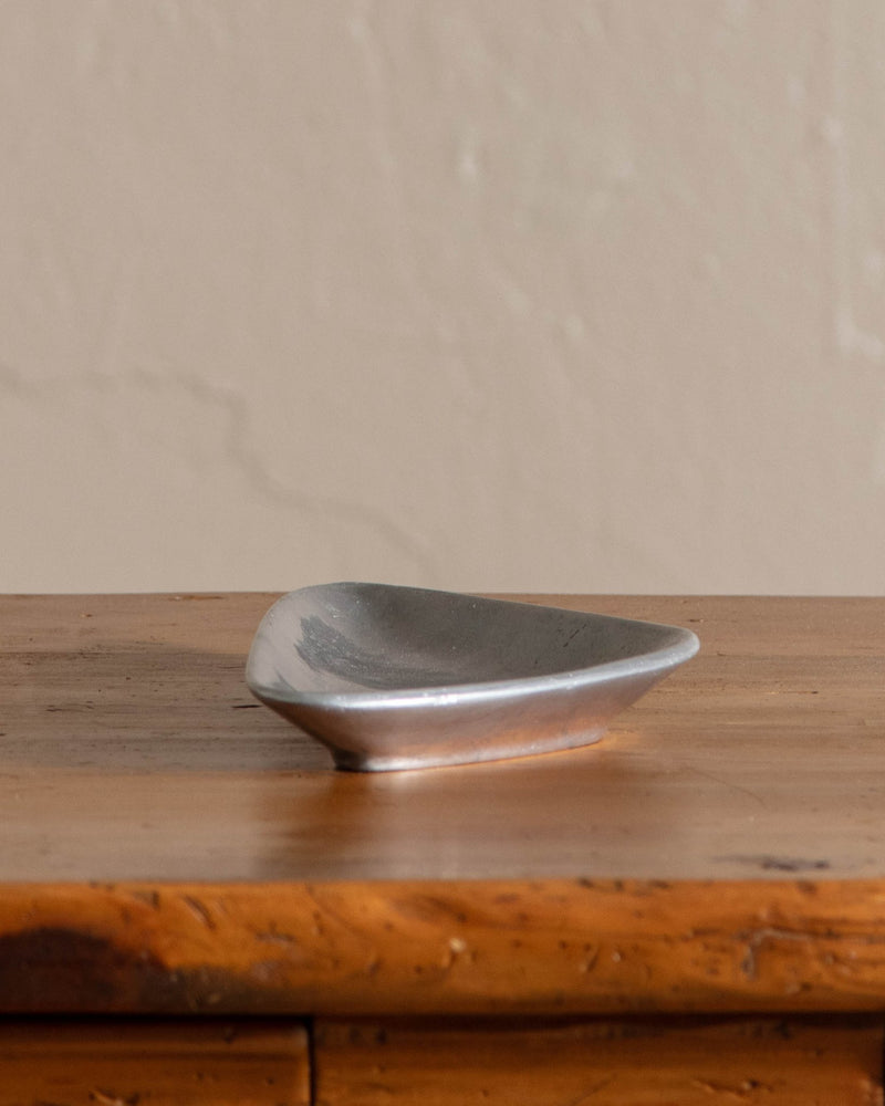 Abstract Pewter Triangle Trinket Dish - Lone Fox