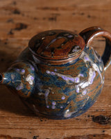 Abstract Studio Pottery Tea Pot, Signed - Lone Fox