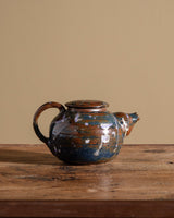Abstract Studio Pottery Tea Pot, Signed - Lone Fox