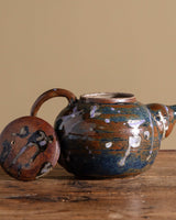 Abstract Studio Pottery Tea Pot, Signed - Lone Fox