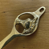 Vintage Polished Brass Horse Head Candle Snuffer