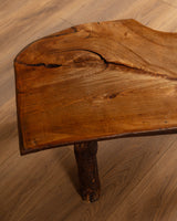 Adirondack Live Edge Coffee Table, France, 1970's - Lone Fox