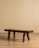 Adirondack Live Edge Coffee Table, France, 1970's - Lone Fox