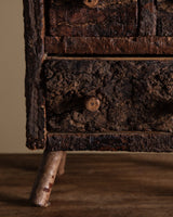 Adirondack Rustic Tabletop Cabinet w/ Drawers - Lone Fox