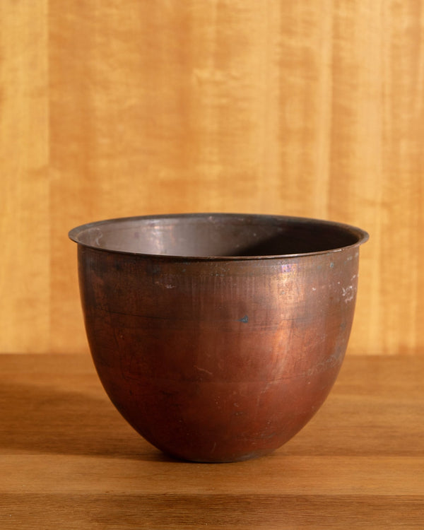 Aged Copper Mixing Bowl - Lone Fox