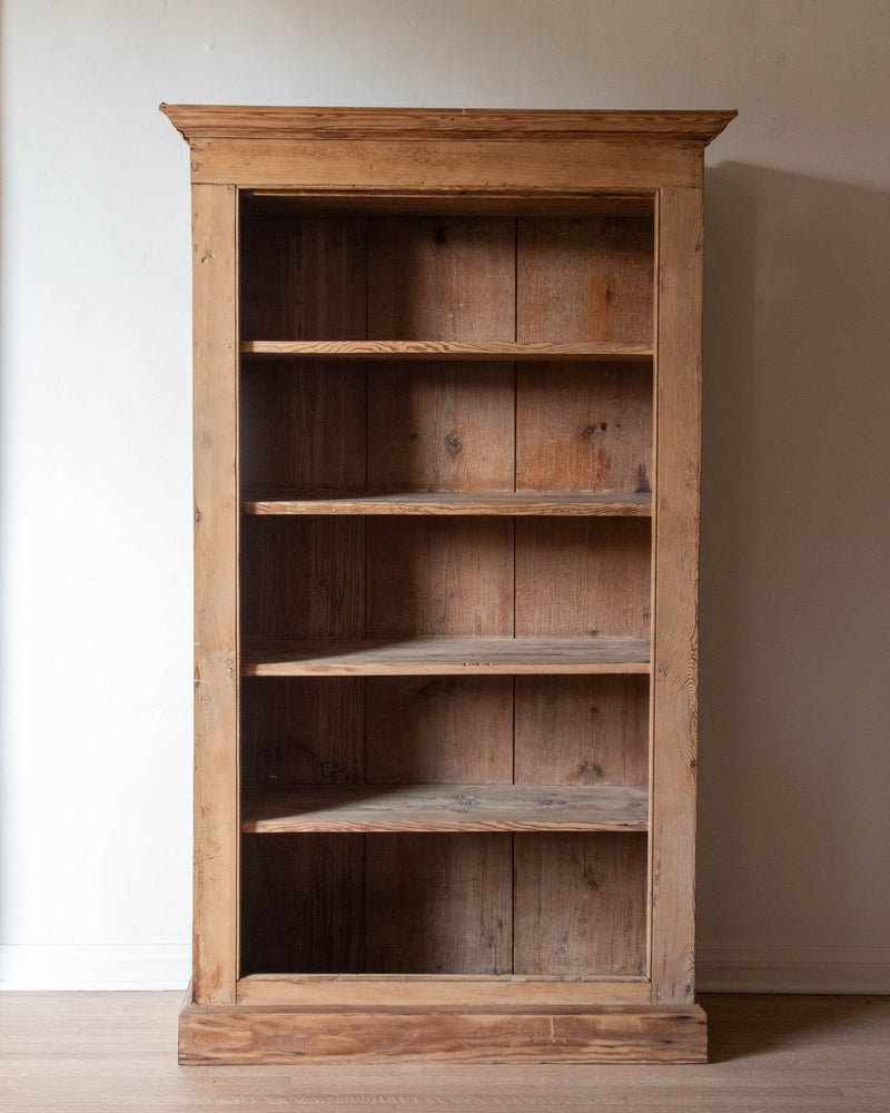 Aged Pine Bookcase - Lone Fox