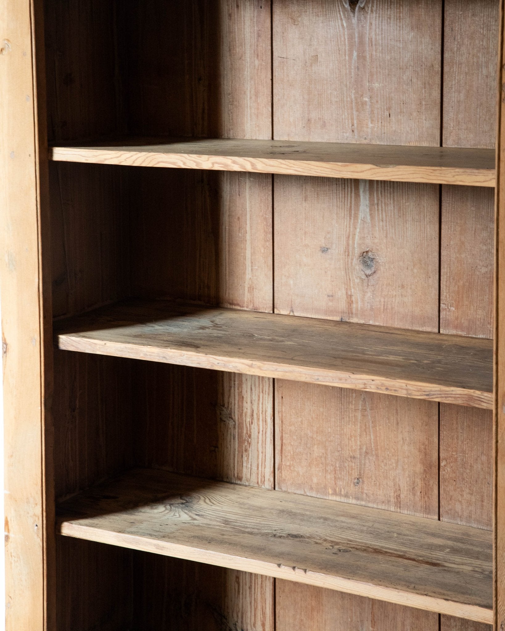 Aged Pine Bookcase - Lone Fox