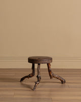 Alpine Vine Wood Stool, Switzerland, 1960s - Lone Fox