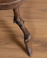 Alpine Vine Wood Stool, Switzerland, 1960s - Lone Fox