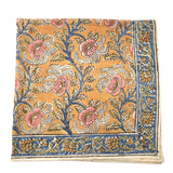 Amber Vine Kalamkari Cotton Bandana - Lone Fox