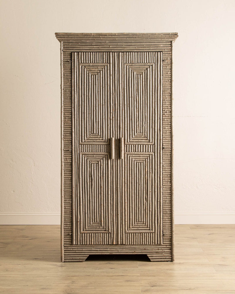 American Adirondack Twig Armoire - Lone Fox