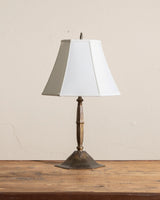 Amsterdam School Brass Table Lamp, Netherlands, 1910's - Lone Fox