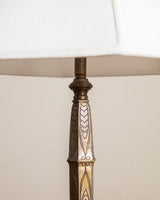 Amsterdam School Brass Table Lamp, Netherlands, 1910's - Lone Fox