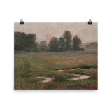 "An August Sunset" Art Print - Lone Fox