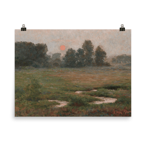 "An August Sunset" Art Print - Lone Fox