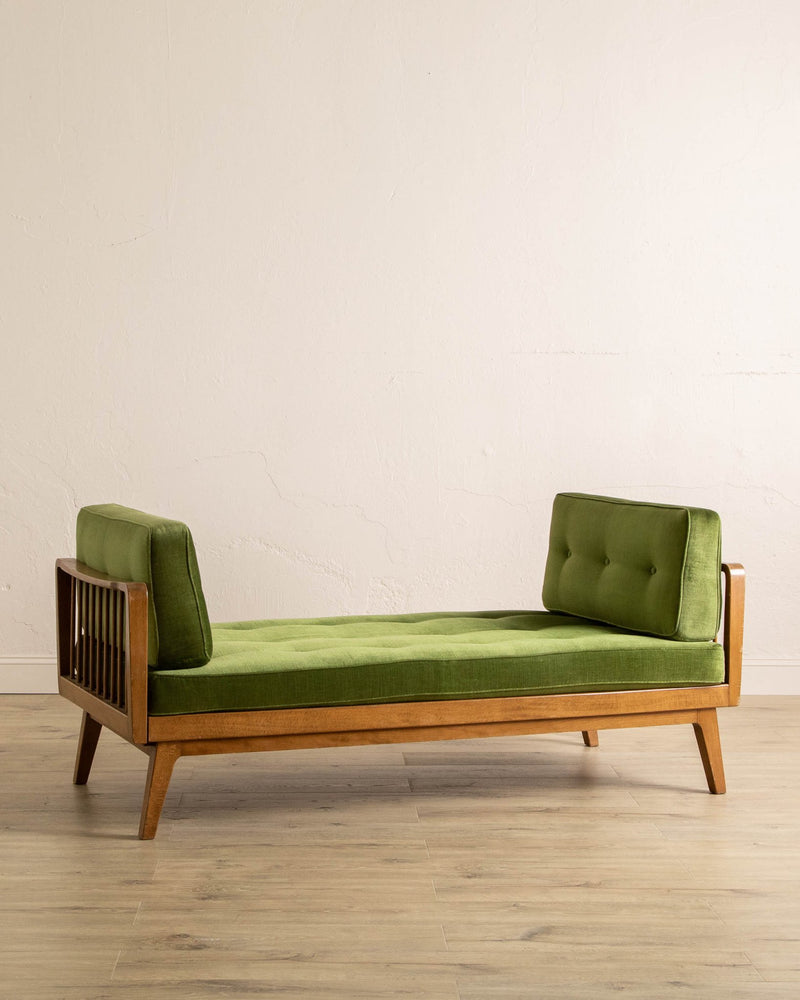 Antimott Beech & Mohair Daybed by Wilhelm Knoll, 1950's - Lone Fox