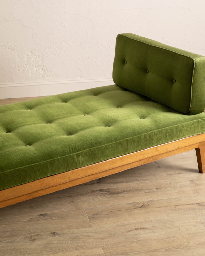 Antimott Beech & Mohair Daybed by Wilhelm Knoll, 1950's - Lone Fox