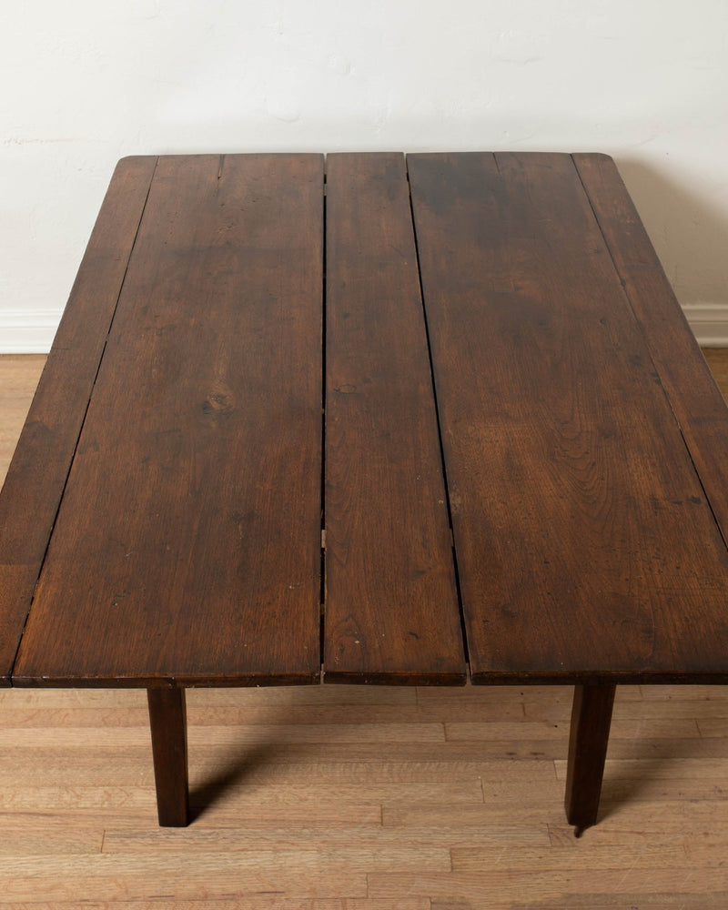 Antique Dark Oak Coffee Table - Lone Fox